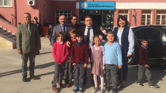 Sayın Kaymakamımız Hasan Orhan İlk/Ortaokulunu Ziyaret Etti